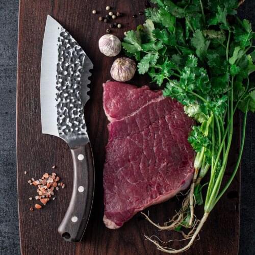 Forging small vegetable knife fish knife outdoor small kitchen knife multi-purpose knife bone-picking knife home sharp