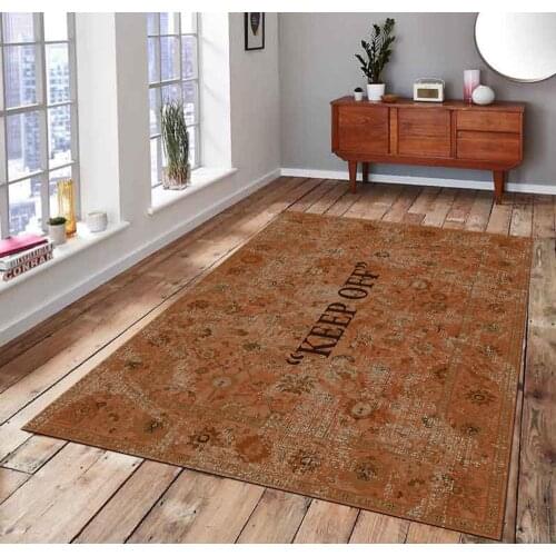 KEEP OFF 44 Patterned Carpet ,Non Slip Floor Carpet,Teens Carpet,Turkish Rug