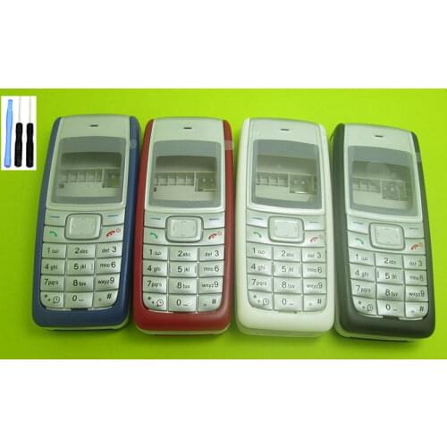 Housing Cover Battery Door Case Keypad Keyboard for Nokia 1110 1110i 1112 Replacement Repair White Black Blue Red