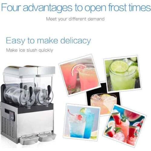 Hot selling Commercial Slush Machine 220V Ice Drink Blender 45L Large Capacity Smoothie Maker