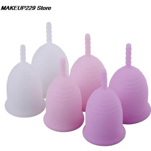 Medical Silicone Cup Menstrual Reusable Lady Cup Menstrual Pads Menstrual Cup For Women Feminine Hygiene