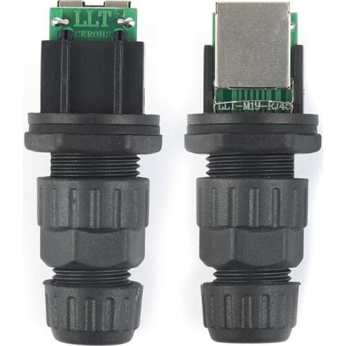 Mini Portable USB Round Cable RJ45 Connector Waterproof IP68 Network Plug AR22