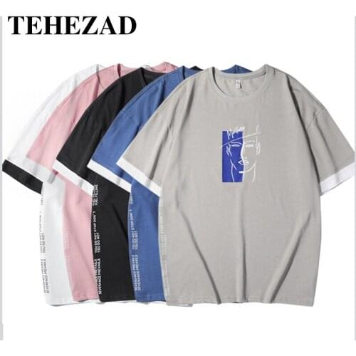 Mens T-Shirt 2021 Summer Fashion Top 100% Cotton T-Shirt Personalized Printing High Quality Short Sleeve Shirt Women