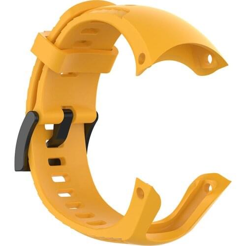 Soft Silicone Wrist Band Watch Band Strap Replacement for SUUNTO D5 Dive Computer Watch