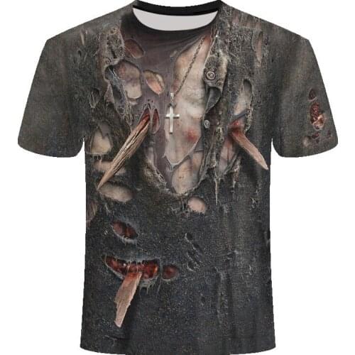 Nova Camiseta Masculina De Alta Qualidade Camiseta De Fitness Muscular Manga Curta ImpressaO 3d Masculino Camiseta Moda Legal