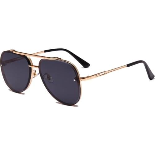 New Fashion Classic Pilot Sunglasses Cool Men Brand Design Metal Sun Glasses Vintage Women Shades UV400 Oculos De Sol