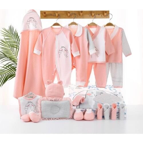 Newborn Girl Clothes 0 To 3 Months for Baby Girls Clothes Set Toddler Boys Clothes Outfits Blanket Romper Shirt Pants