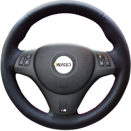 Braid on the wheel steering cover for BMW M Sport M3 E90 E91 E92 E93 E87 E81 E82 E88 Braiding cover on the steering wheel