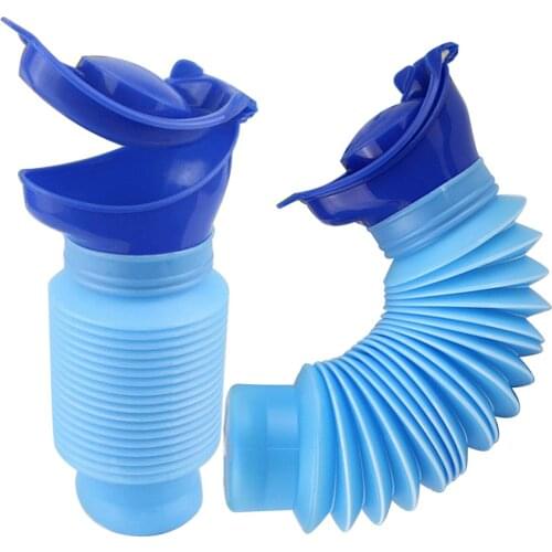 Portable Shrinkable Urinal 750ML Mobile Toilet Emergency Urinal Pee Bottle For Car Trip Camping Travel