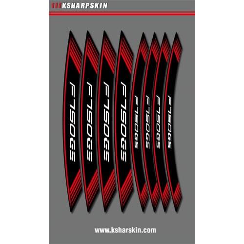 Motorcycle Styling Wheel Hub Tire Sticker moto Car Accessories Decorative Stripe Decal For F750GS stickers