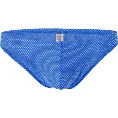 Sexy Bikini Mens Briefs Nylon Breathable Low Waist Panties Underwear Fashion Male Qucik Dry Elastic Ropa Interior Hombre M-XXL