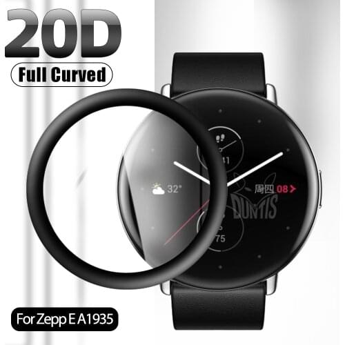20D Curved Edge Protective film For Xiaomi huami Amazfit Zepp E A1935 A1957 Soft Screen Protector Accessories (Not Glass)