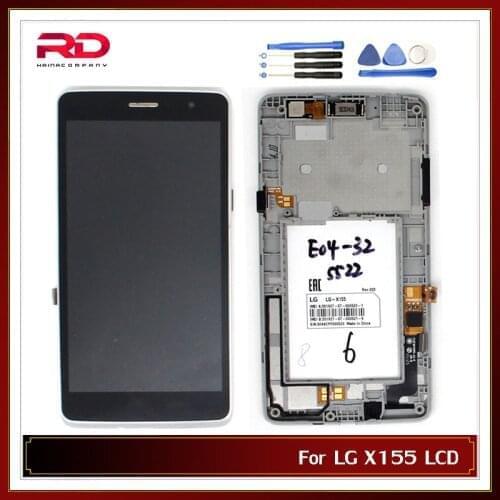 X150 LCD For LG Bello II 2 X150 x155 x160 X163 X165 x170 x165g LCD display with Touch Screen with Frame Assembly Black