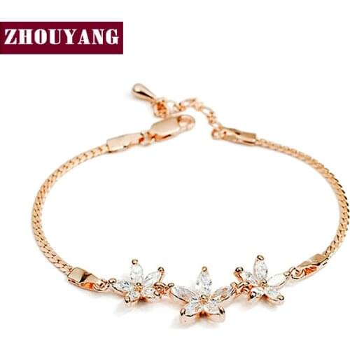ZHOUYANG Golden Bracelets
