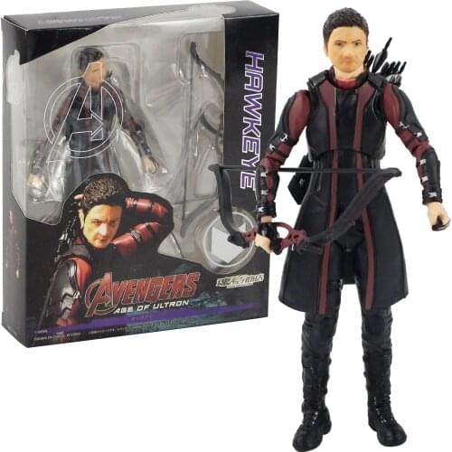 15cm Marvel Avengers Hawkeye PVC Action Figure Toys Collectible Model Doll