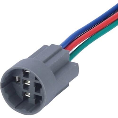 16mm Wire Connector Wiring Pigtail Socket Plug Adapter for 16mm 5/8" Push Button Switch