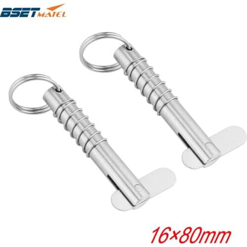 2PCS M16*80mm Marine grade stainless steel 316 Boat Quick Release Pin Marine Hardware Deck Hinge Replacement Accessories