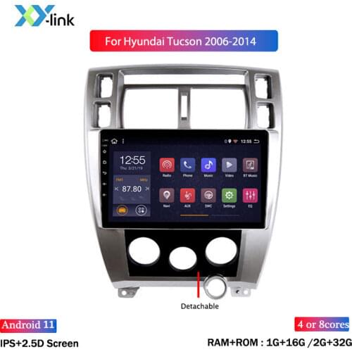 Car Radio Multimedia dvd Player GPS Navigation system Android For Hyundai Tucson 2006-2014 auto audio accessories usb bt 1 din