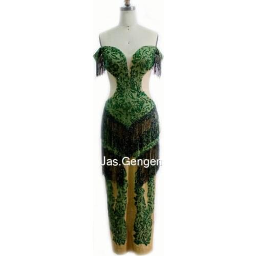 Sparkly Glttering Fabric Long Prom Dresses 2020 Sweetheart Off Shoulder with Hand Made Tassels Sheer Illustion robe de soirée