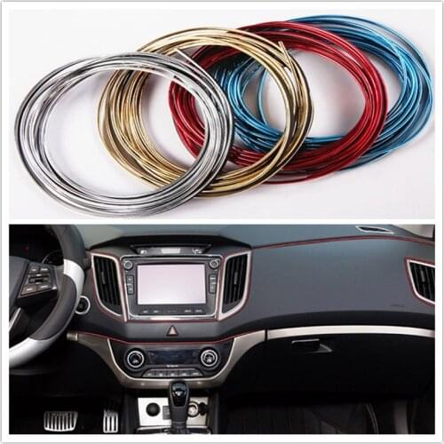 5M Car Styling Interior Decoration Strips Auto Accessories for Citroen Picasso C1 C2 C3 C4 C4L C5 DS3 DS4 DS5 DS6 Elysee Quatre