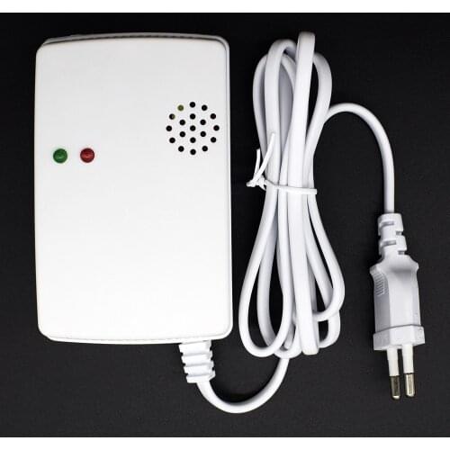 Auto Reset after Alarm Gas Leaking Detector Gas Sensor Alarm Natural gas/LPG/CO Gas Detector Detection Sniffer 220V or DC 12V