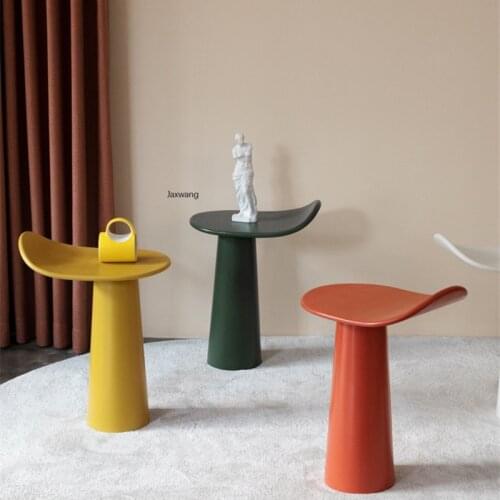 Designer Table Top Hat Flower Wheel Wood Side Tables Nordic Modern Minimalist Living Room Tea Table Luxury Creative Nightstand