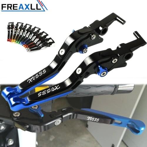For YAMAHA XV 535 XV535 Virago 1987-2000 Moto Handle Levers CNC Motorcycle Adjustable Folding Extendable Brake Clutch Levers