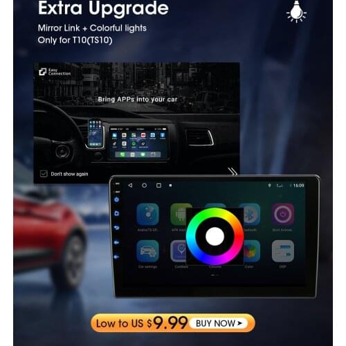 JMCQ Additional Purchase Mirror Link Easy Connection APP Activation Use & Colorful Light Button