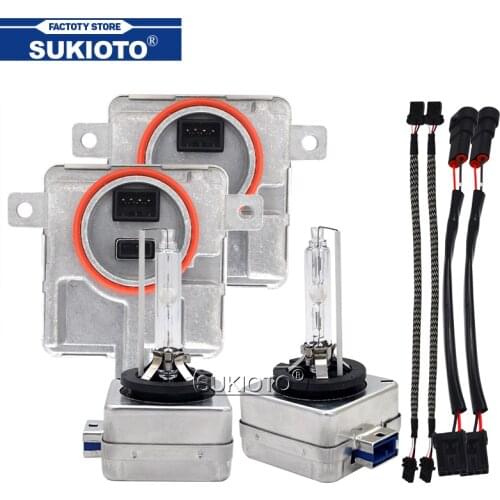 SUKIOTO OEM 55W D8S Replacement Xenon HID Headlight Kit 8K0941597B 8K0941597E 8K0941597F HID Ballast For A3 A4 A5 A6 A8 Q5 Q7