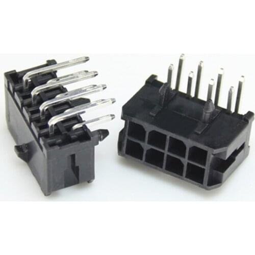 10pcs/Lot 0430450800 CONN HEADER R/A 8POS 3MM 43045-0800 Connector Header Through Hole, Right Angle