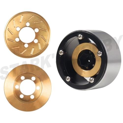 2pcs Brass 62g Internal Counterweight Balance Weight for 1/10 RC Crawler 1.9 2.2 inch Wheel Rim TRX4 Axial SCX10 D90 TF2 CC01