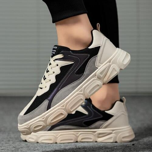 Male Sneakers Summer Sneakers For Men Suede Shoes Breathable Casual Zapatos De Verano Para Hombre Man Mens Work