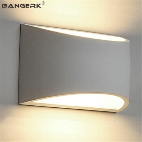 Simple Modern G9 LED Wall Light Fixtures Gypsum Wall Sconce Lights Bedside Wall Lamp Home Decor Indoor Lighting Lampara Pared