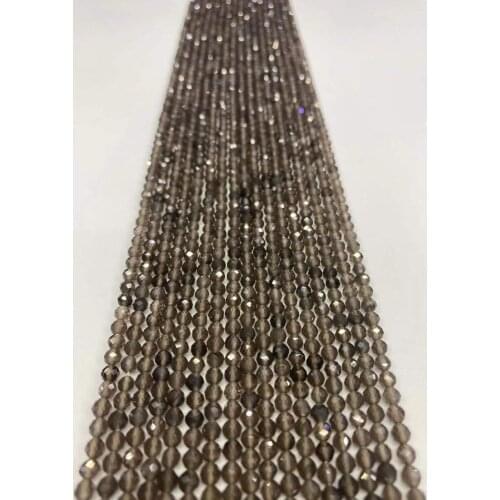 AAAA natural stone Bingyao stone cutting surface 2mm / 3mm / 4mm stone jewelry DIY boutique 38cm