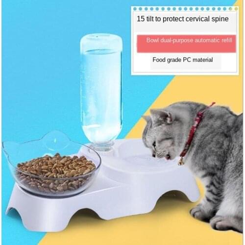 Non-slip Cat Bowls Cat Ears Shaped Bowls With Raised Stand Pet Food And Water Bowls For Cats Dogs Feeders Cat Bowl Pet Supplies