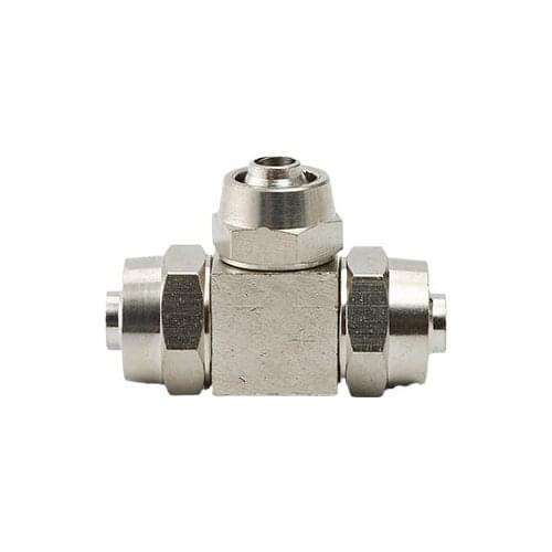 Pneumatic quick plug quick tracheal connector T-type three-way variable diameter full PEG6-4 PEG12-10 PEG10-8 PEG8-6