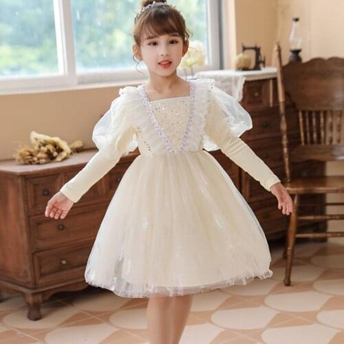 Lovely Princess Dresses for Girls Birthday Party Wear Christmas Prom Evening Party Dress 3-14 Years