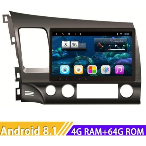 Roadlover Android 8.1 Car Multimedia Player Radio For Honda Civic 2006-2011 Stereo GPS Navigation Automagnitol Double Din NO DVD