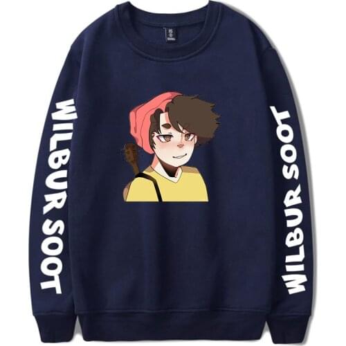 WAMNI Wilbur Soot O-neck Sweatshirts Unisex Fashion Sweatshirt Pullover Harajuku Breathable Loose Hip Hop Top Hot Round Neck Top