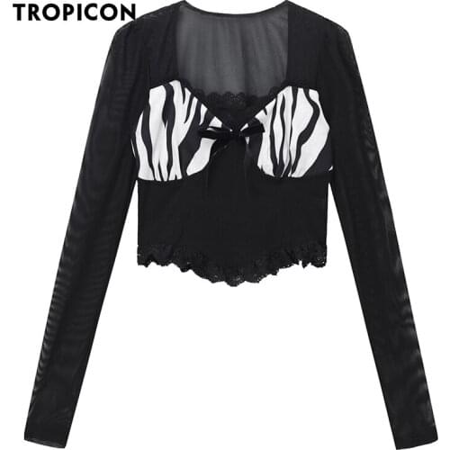 Черные блузки TROPICON China At AliExpress