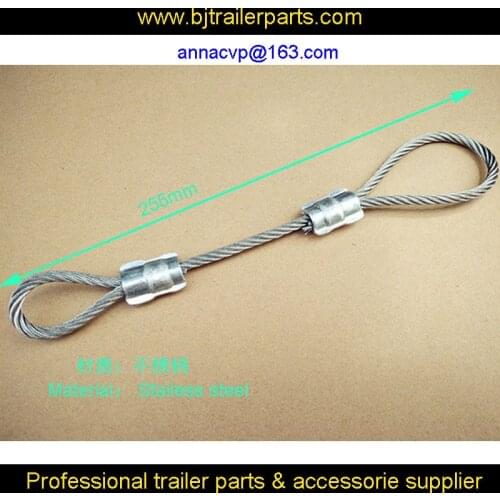 CVP Quality stainless steel trailer safety cable trailer safety wire chain trailer parts,trailer accessories
