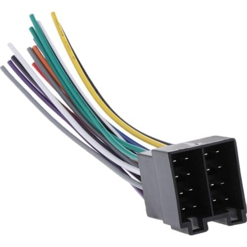 Universal ISO Car Radio Adapter Male Plug Car Stereo Wire Harness Connector