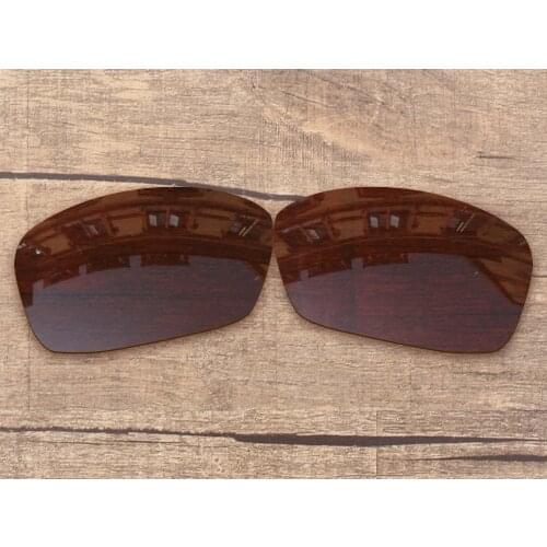 Vonxyz Bronze Brown Polycarbonate Replacement Lenses for-Oakley Hijinx Frame
