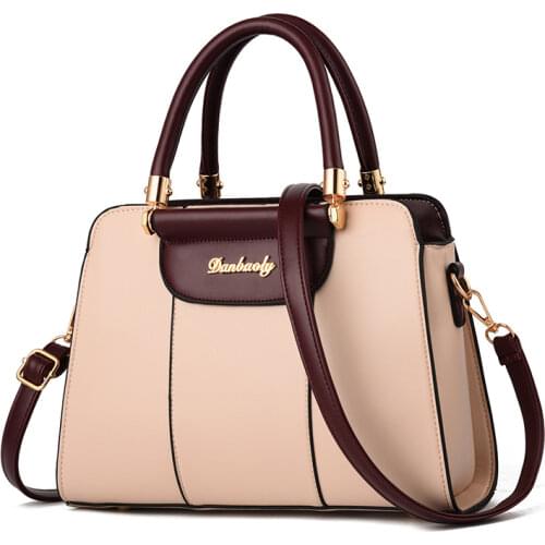 Handbag women 2021 new fashion large capacity middle aged mother bags European and American style shoulder crossbody bag