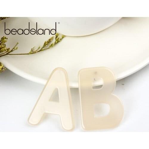 Beadsland Acetic Acrylic Drop Earrings Fashion Vintage Letter Women Girls Dancing Party Christmas Gift 39062