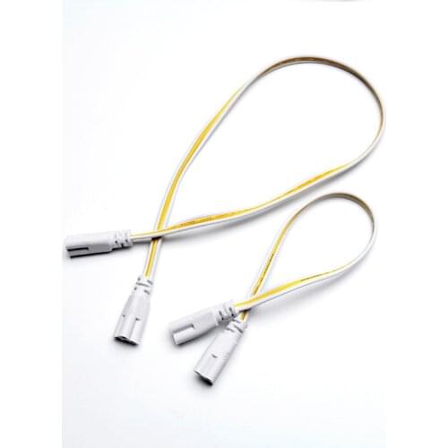 3 pin LED T8 Tube Connector 50cm Three-phase T4 T5 Led Lamp Lighting Connecting Double-end Cable Wire 30CM