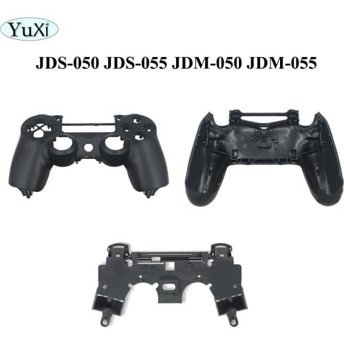 YuXi For PS4 5.0 JDM-050 JDM-055 JDS 055 050 Controller Front Back Housing Shell Case With R1 L1 Key Holder Support Inner Frame