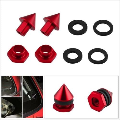 For 1992-1995 Honda Civic 3Dr Hatchback EG6 CNC Spike Rear Glass Strut Hardware Kit EA064-B 90101-SR3-000 90105 90106