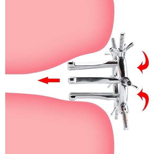 Extreme Anal Spreader Sex Toys BDSM Anus Vaginal Dilator Huge Butt Plug Ass Expander Speculum Chastity Device For Women Men Gay