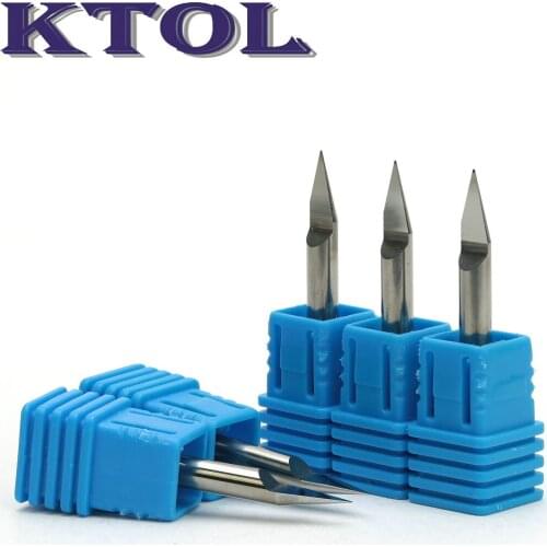 45 Degree 4x0.3MM Hi Quality Carbide PCB Engraving Bits CNC Router Tool Cutter for Engraver, CNC Router Bits Cutter for Metal AL